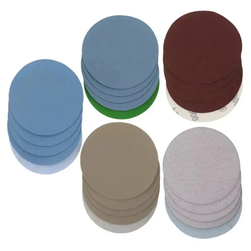 15PCS Round Hook and Loop Sanding Discs – 125mm, Grits 1000 to 5000,ET-AA99