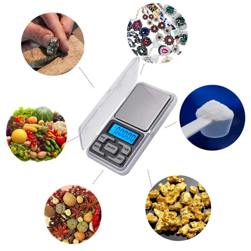 High-Precision 0.01g x 200g Digital Pocket Scale for Jewelry with Retail Packaging,ET-AA94