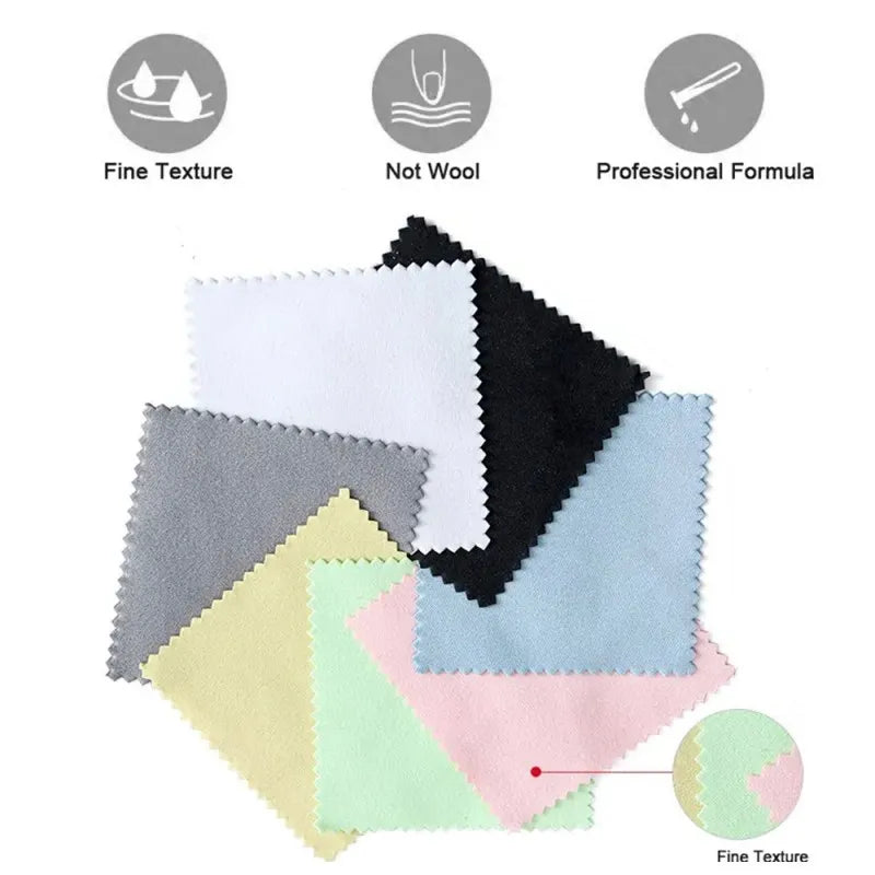 10PCS Anti-Tarnish Polishing Cloths – Ideal for Coins, Watches, and Jewelry,ET-AA100