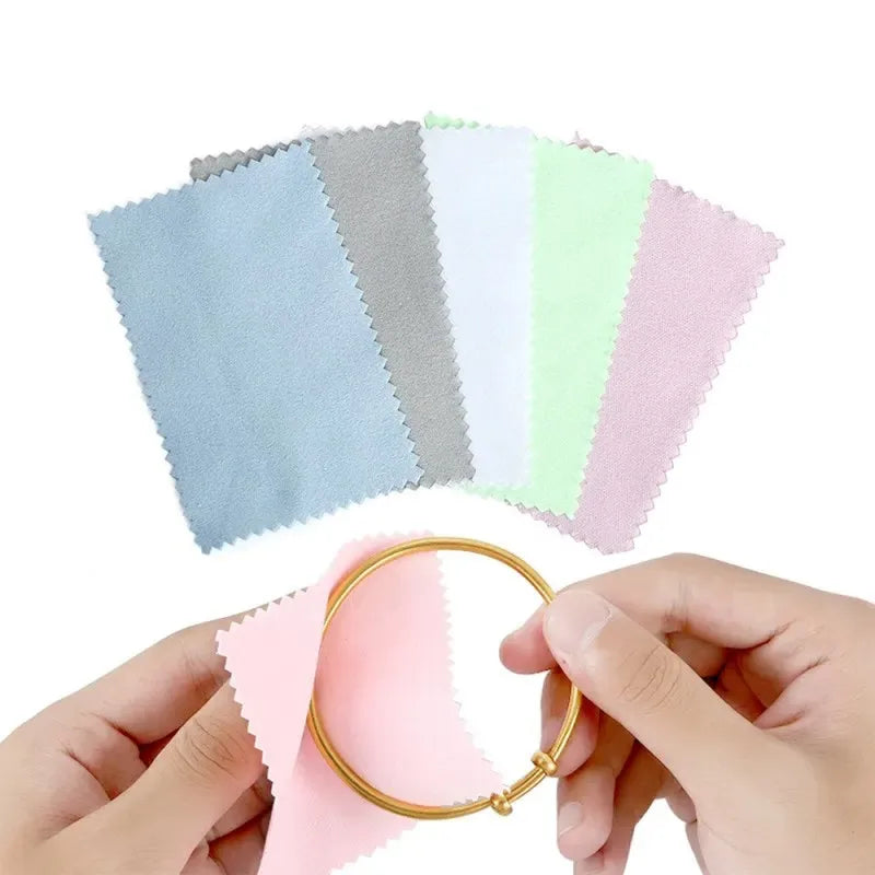 10PCS Anti-Tarnish Polishing Cloths – Ideal for Coins, Watches, and Jewelry,ET-AA100