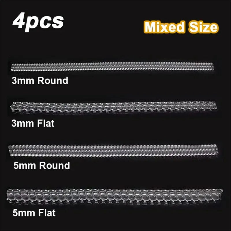 Invisible Spiral Ring Size Reducer Jewelry Guard Tools 4PCS/Set, ET-AA74