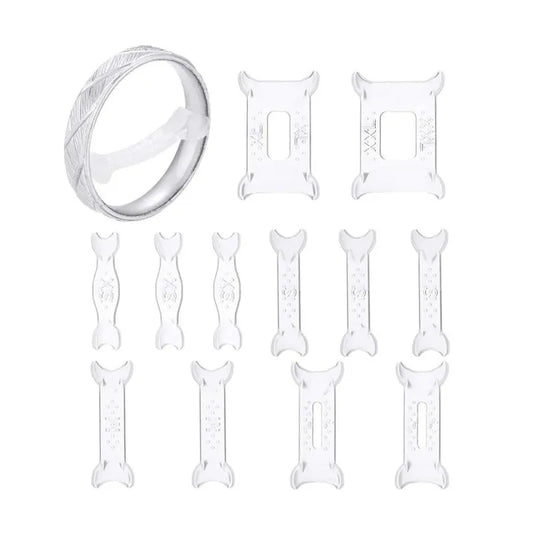 12PCS Fixed Reduction Ring Adjustment Pads, Ring Size Adjuster Pad Set, ET-AA73
