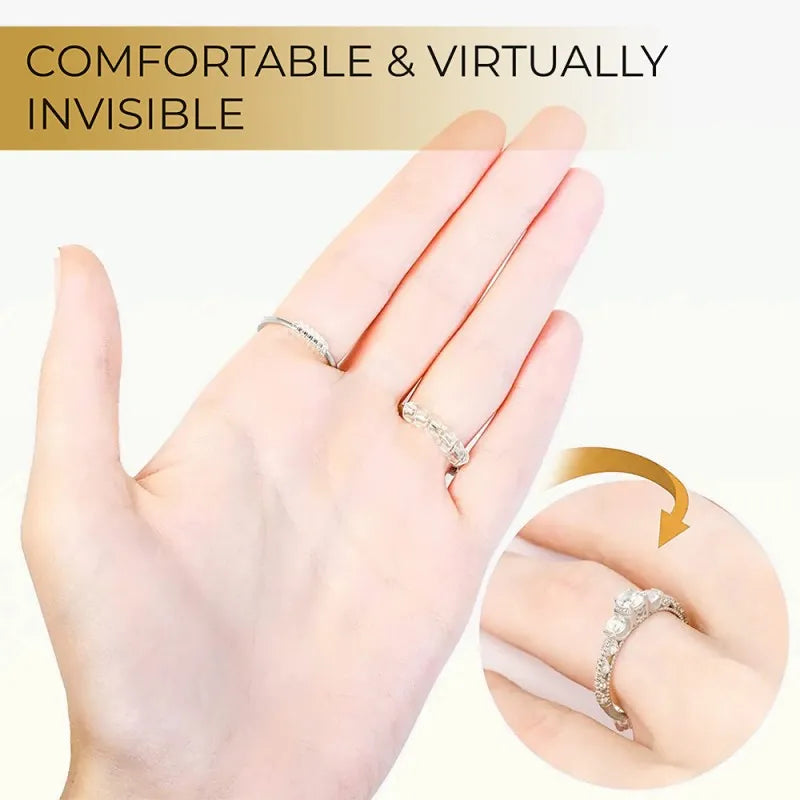 Invisible Spiral Ring Size Reducer Jewelry Guard Tools 4PCS/Set, ET-AA74