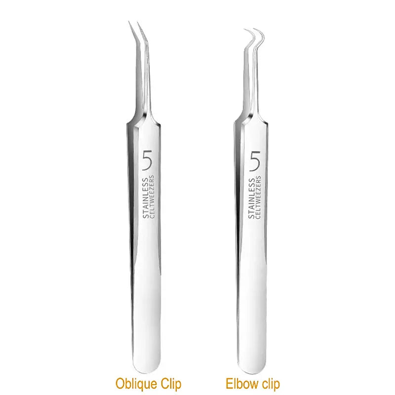 Three-Piece Set of Ultra-Fine Blackhead Tweezers for Removing Acne, ET-TW13