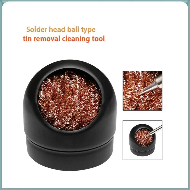 Soldering Iron Tip Cleaning Kit with Metal Wire Stand and Desoldering Tools, ET-AA78