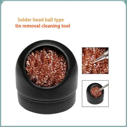 Soldering Iron Tip Cleaning Kit with Metal Wire Stand and Desoldering Tools, ET-AA78