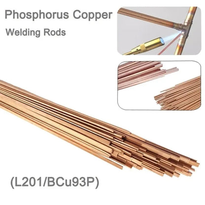  500mm Phosphor Copper Welding Rods for Soldering Bronze and Brass, ET-AA76