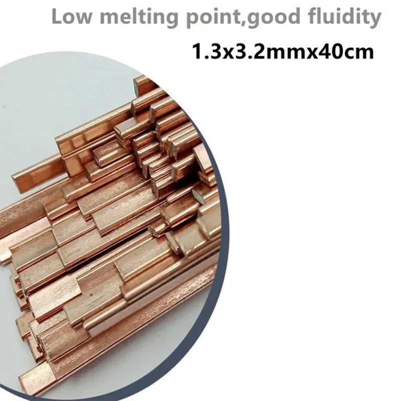  500mm Phosphor Copper Welding Rods for Soldering Bronze and Brass, ET-AA76