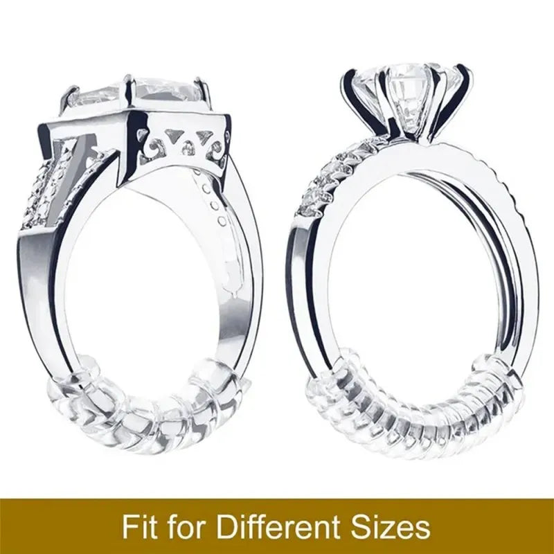 Invisible Spiral Ring Size Reducer Jewelry Guard Tools 4PCS/Set, ET-AA74