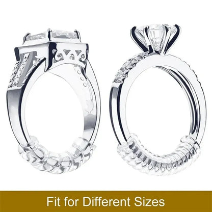 Invisible Spiral Ring Size Reducer Jewelry Guard Tools 4PCS/Set, ET-AA74