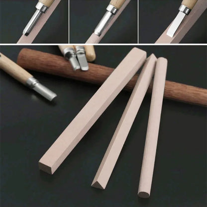 Wood Carving Chisel and Knife Set, 12-Piece for Precision Cutting, Hand Gouging, and DIY Projects, ET-AA81