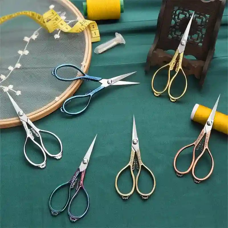 Antique Retro Durable Cross Stitch Scissors for Sewing and Craft, ET-AA58