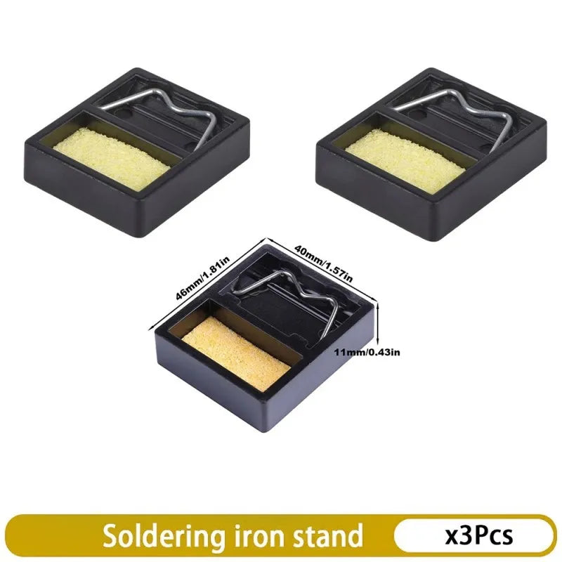 Soldering Iron Tip Cleaning Kit with Metal Wire Stand and Desoldering Tools, ET-AA78